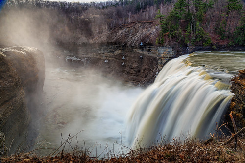mist newyork waterfall rocks unitedstates letchworthstatepark hunt middlefalls