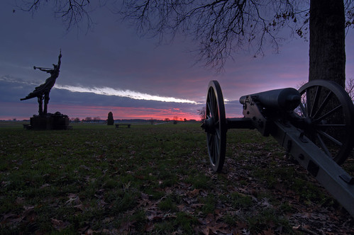 sky monument clouds sunrise dawn la twilight louisiana pennsylvania confederate pa gettysburg civilwar national cannon battlefield hdr highdynamicrange adamscountry warfieldridge