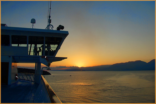 sunrise dawn sailing ship sony crete thomsonmajesty agniosnikolaos