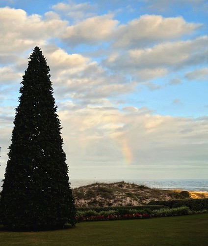 sunset beach gardens rainbow florida christmastree ritzcarlton atlanticocean ameliaisland barrierisland