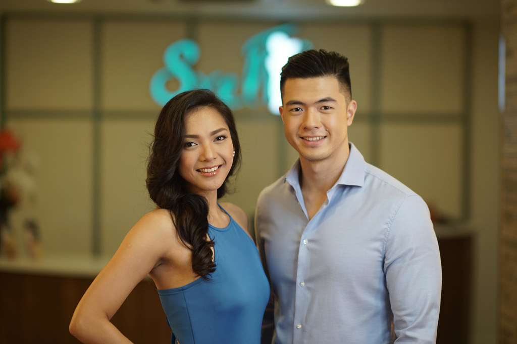 Jannie Alipo-on and Jerome Tan SvelT'i Health & Beauty Centre Ambassadors