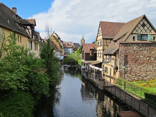 france reflections colmar alsace townscape halftimbered riverlauch lapetitevenise picturesquecorner gettyaccepted
