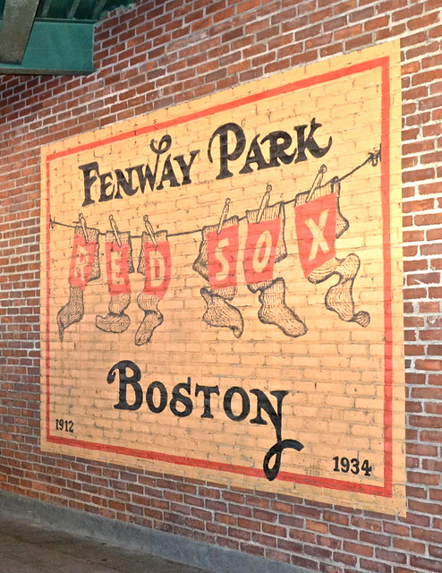 red sox baseball game at the fenway park, boston