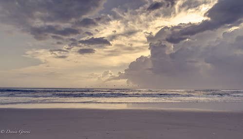 beach clouds dunes landscape northcarolina outerbanks sunrise nagshead unitedstates us