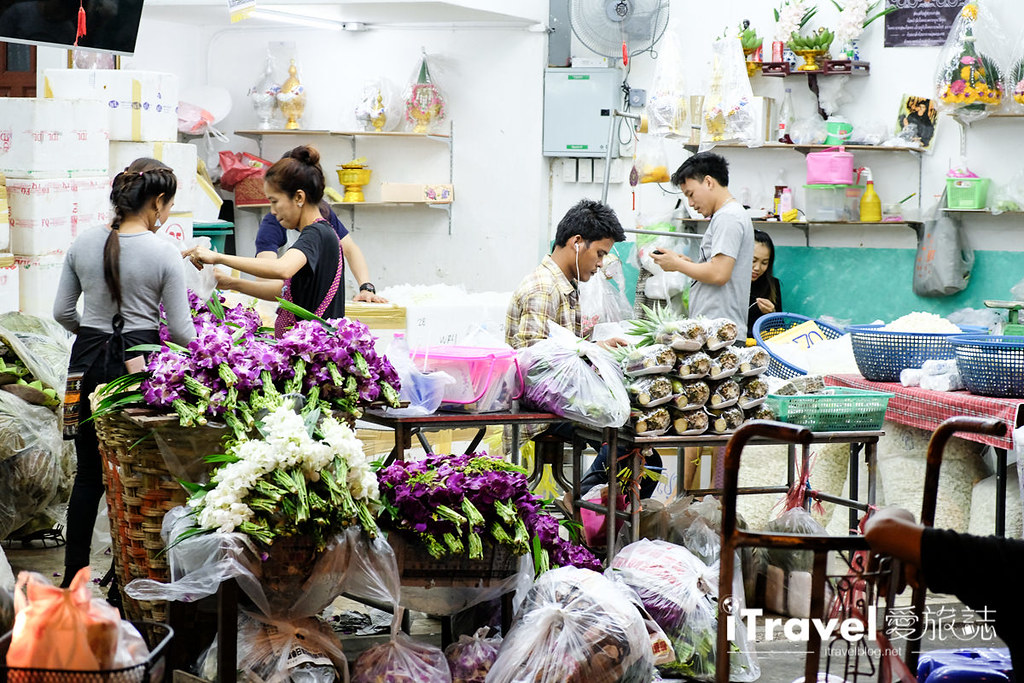 曼谷帕空花市 Pak Khlong Talat Flower Market (8)