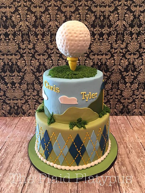 Golf Cake by The Plaid Platypus