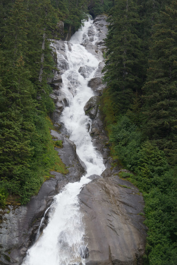 Waterfalls in Tracy Arm Fjord