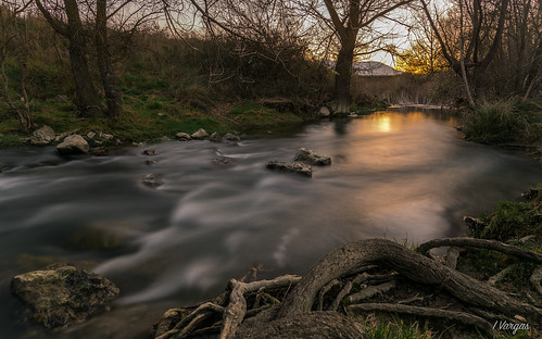 river water navarra españa spain sunset atardecer seda long exposure larga exposicion nikon d4