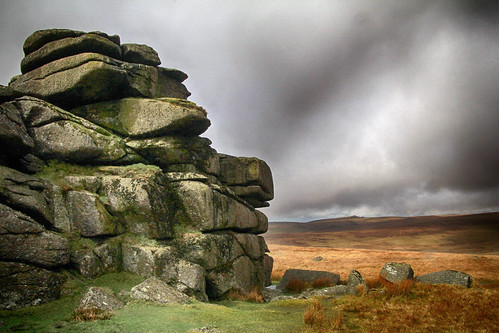 dartmoor moor moorland tor outcrop rock stack boulders furtor remote wild wilderness remotest