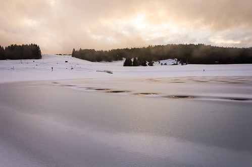 winter sunset lake snow nature clouds landscape frozen nikon serrada folgaria passocoe d7000