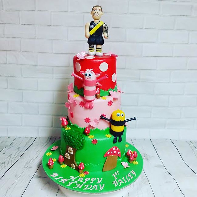 Detailed Kids Cake by Ashjan Abboud of A Piece Of Cake