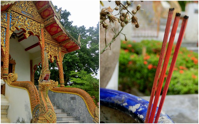 Details inside Wat Sri Suphan in Chiang Mai, Thailand