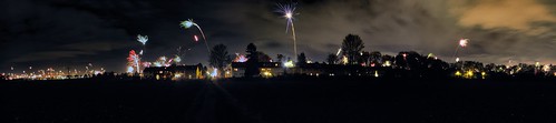 panorama germany deutschland fireworks fields dortmund brackel