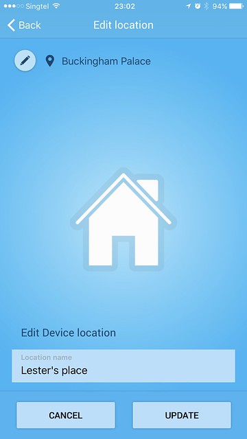 Sensibo iOS App - Edit Location