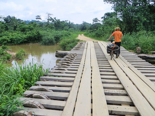 Bridge in Lekoumou province, Congo