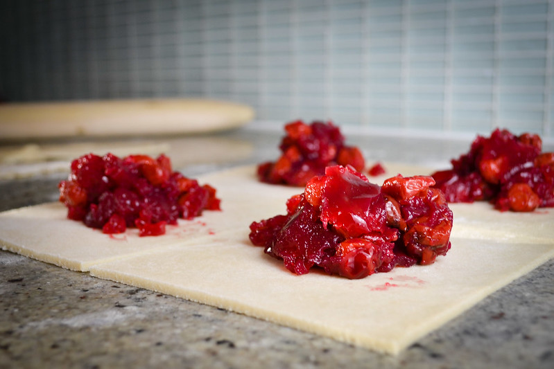 door county cherry and brandy pastries | things i made today
