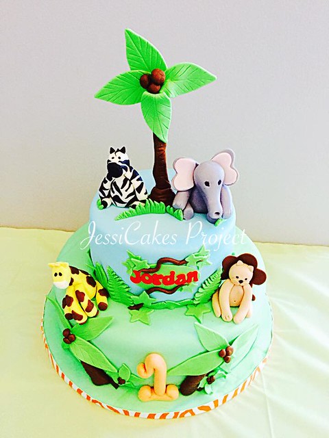Safari Themed Cake by JessiCakes Project