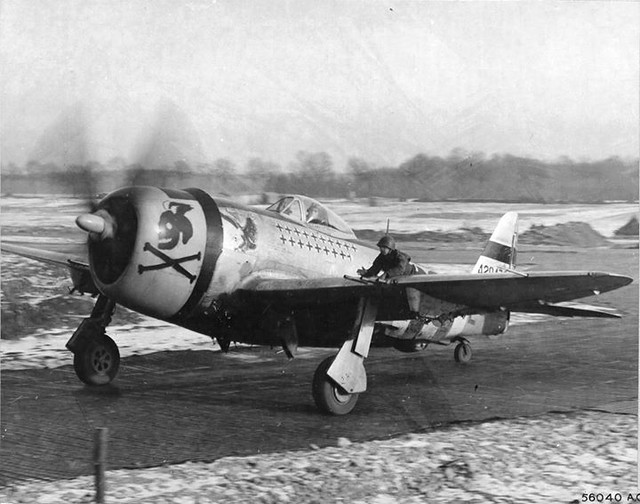 P-47D Thunderbolt of the 353rd Fighter Squadron