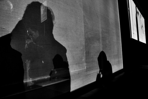 madrid shadow bw white black window silhouette hotel spain view praga screen smoking lobby conversation