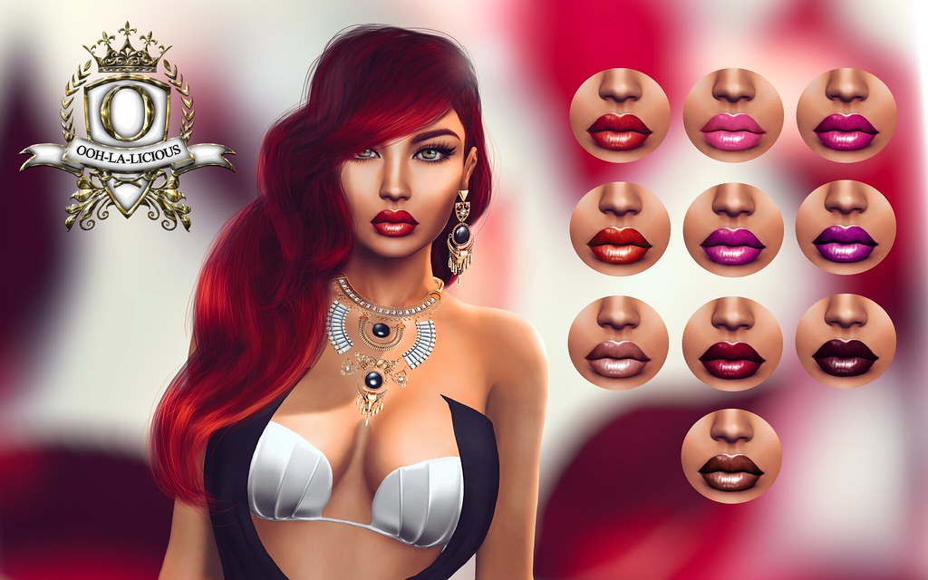 Ooh-la-licious® Naavah Lipstick Options (For Catwa) Coming Soon to Skin Fair 2017