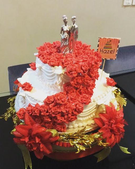 Wedding Cake from HAZEL's by chef samia jamil
