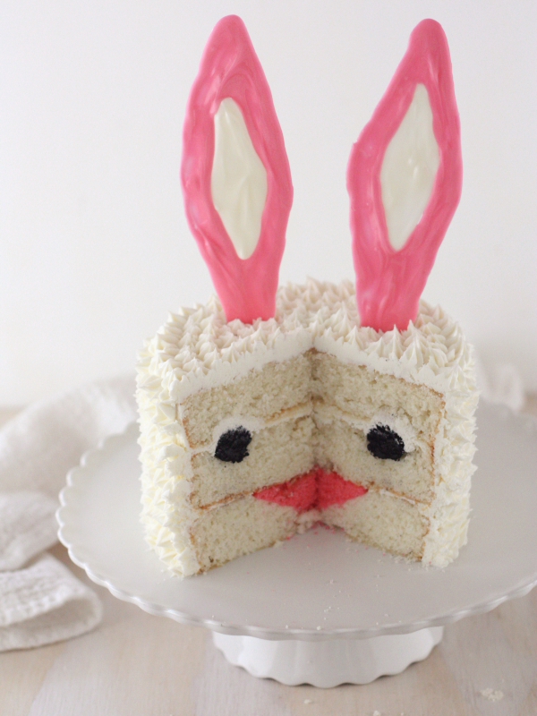 Bunny Surprise Cake from completelydelicious.com