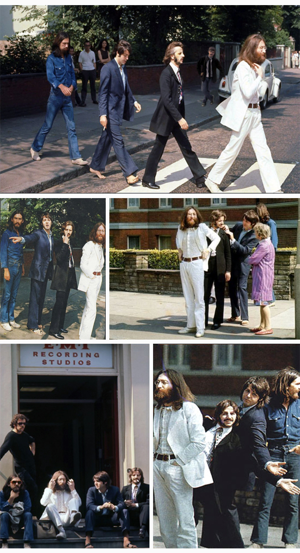 La sesión fotográfica del álbum de The Beatles Abbey Rd duró sólo 10 minutos.