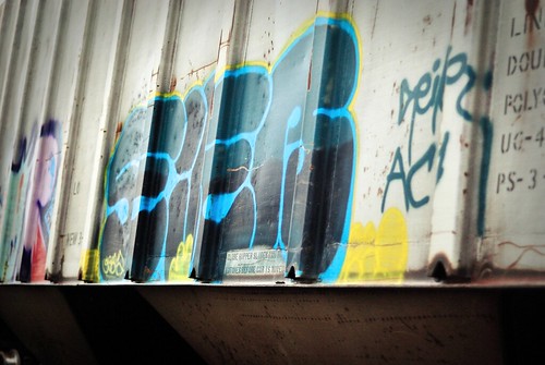 art up car train graffiti tag side cargo freight throw throwup
