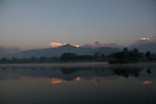 nepal sunset clear annapurna népal défi défiannapurna