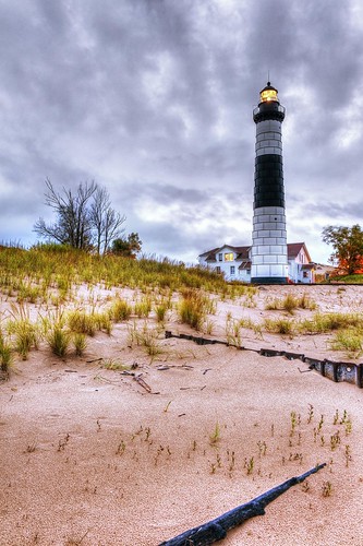 lighthouse michigan lakemichigan bigsable