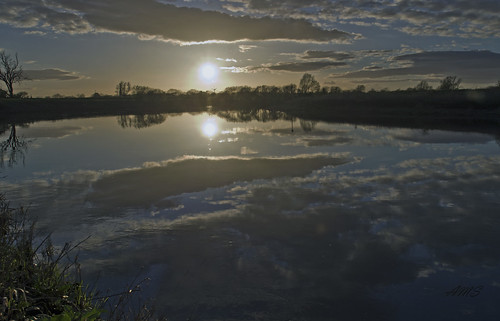 ams pentax besthorpe nottinghamshire trent sunset trentsunset reflection river rivertrent