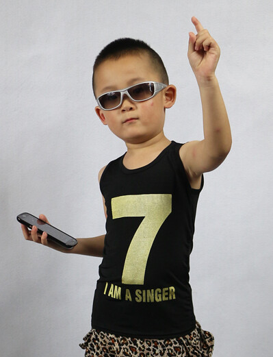 Boys Baby Sleeveless Vest Shirts T Shirts Tops Fashion Letters Costume New 2 7Y