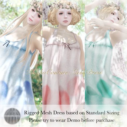 KC No.02[mirara dress]rigeed mesh dress