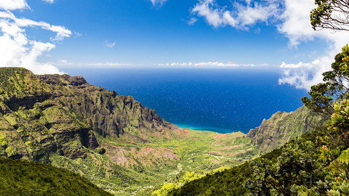 majestical kauai f11 amazing nature water day bracketing hills hawaii sea trees summer beach wideangle amateurphotography landscapephotography canonef2470mmf28liiusm sky napalicoastwildernesspark pacific valley view 24mm landscape cliffs bushes handheld canoneos6d magnificent shore paradise blue bracketed iso800 beautiful hdr forest daylight travelphotography colors green clouds woods wilderness usa
