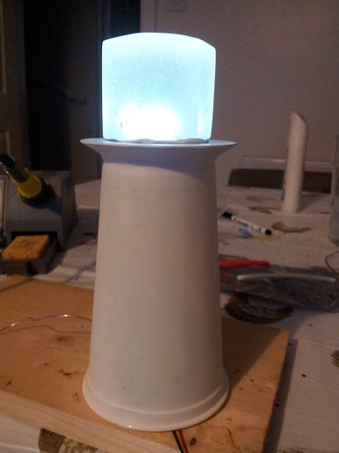 Lighthouse starting to look like a lighthouse