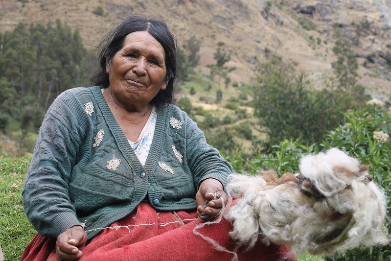 A lovely abuelita we met on the climb to Jancapampa