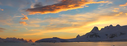 sunset antarctica antarcticpeninsula
