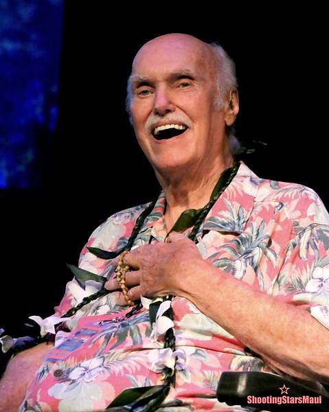Ram Dass on stage during Sing Out For Sight.