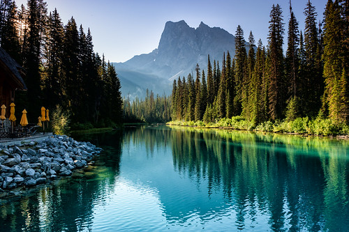 britishcolumbia canada canadianrockies d700 emeraldlake emeraldlakelodge fieldbc glacierfedlake lake mountains nikon trees yoho yohonationalpark