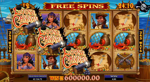 Loose Cannon Free Spins
