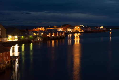 winter sea norway dark geotagged evening town lofoten svolvær nordland