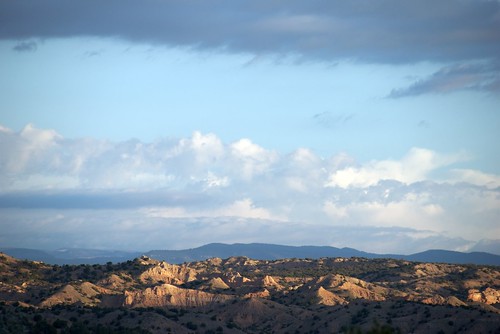 usa mountains newmexico clouds sunrise landscape hotel desert española ranchodesanjuan española