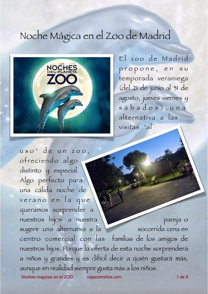 Noches mágicas del Zoo de Madrid