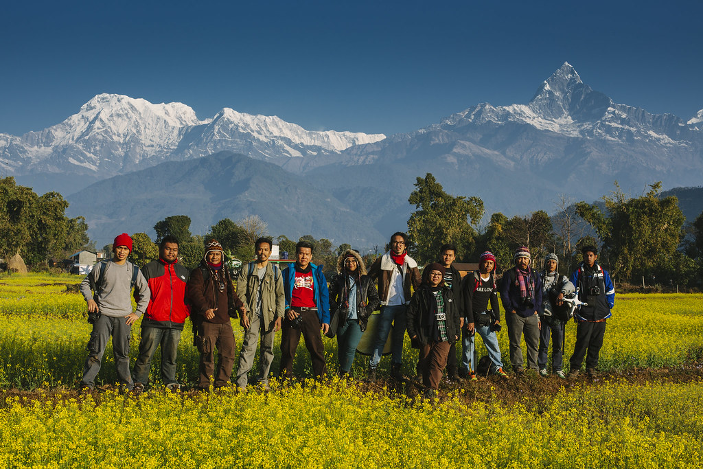 Travel Photography | Mustard Field | Pokhara | Nepal Himalaya