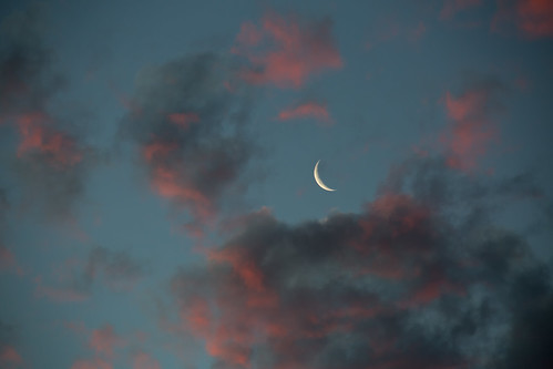 moon sunset mtwellington sky clouds hobart tasmania