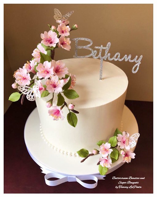 Cherry Blossom Beauty by Tammy LaPenta from Buttercream Beauties and Sugar Bouquets by Tammy LaPenta