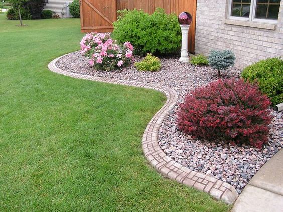 How To Decorate Flowerbeds with Pebbles and Rocks