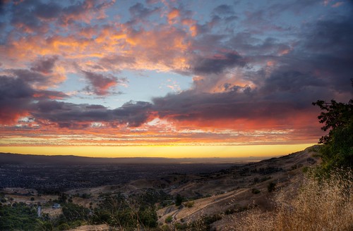 mthamilton siliconvalley sanjose california sunset hdr 3xp selp1650 photomatix nex6 raw cloudy day fav30 cloudscape sanfranciscobay