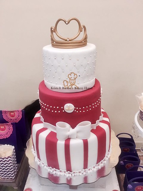 Cake by Karen F Ch of Krista & Robbie's Bakery House