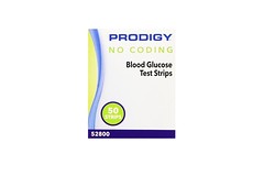 Prodigy No Coding Blood Glucose Test Strips: Free Shipping